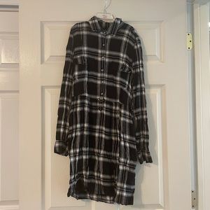 BARELY WORN PLAID FLANNEL DRESS